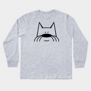 Schnauzer Dog Kids Long Sleeve T-Shirt